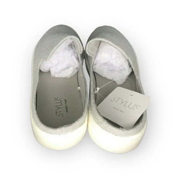 STYLUS Wildflower Slip-on Slide Gray Size 7.5 NIB - Picture 4 of 9